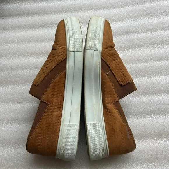 Cali Slide by Charleston Shoe Company Tan Slip on Leather Loafers - Picture 3 of 8